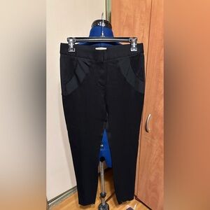 Nina Ricci Black Silk Trimmed Pants